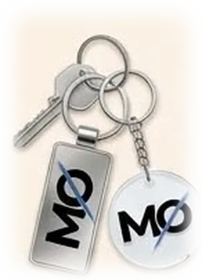 Llaveros con logo MØ