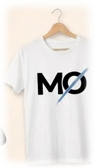 Polera blanca con logo MØ