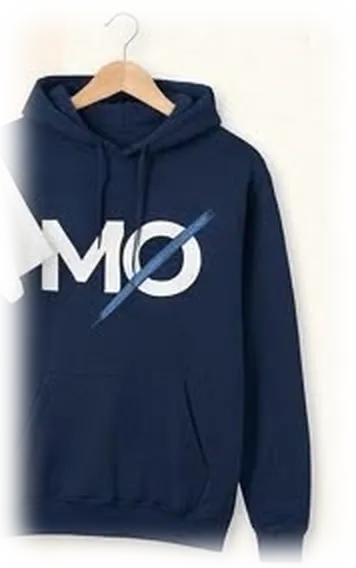 Polerón azul con logo MØ