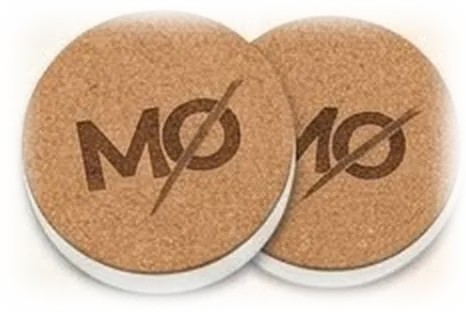 Posavasos de corcho con logo MØ